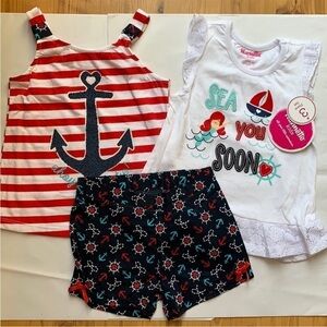 Nannette Three-Piece Set. Girl's  4T. NWT.
